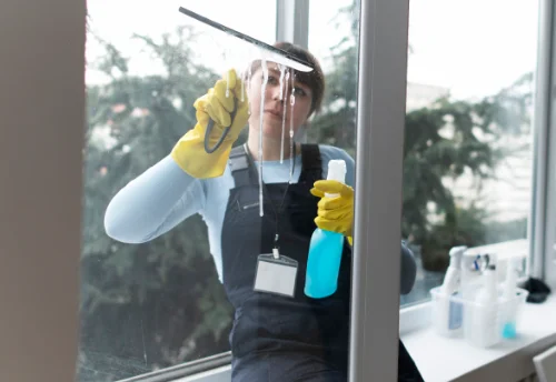 Nettoyage de vitres intérieures et extérieures à Sermamagny